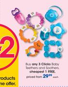 Clicks Baby Teethers & Soothers-Each
