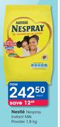 Nestle Nespray Instant Milk Powder-1.8Kg Each