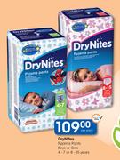 DryNites Pyjama Pants Boys Or Girls 4-7 Or 8-15 Years-Per Pack