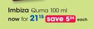 Imbiza Quma-100ml Each