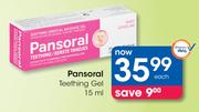 Pansoral Teething Gel-15ml Each