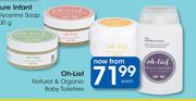 Oh-Lief Natural & Organic Baby Toiletries-Each