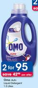Omo Auto Liquid Detergent-2X1.5L