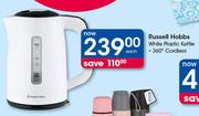 Russell Hobbs 360° Cordless White Plastic Kettle-Each