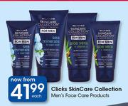 Clicks Skincare Collection Men's face Care Products-Each