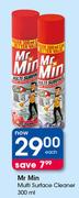 Mr Min Multi Surface Cleaner-300ml Each