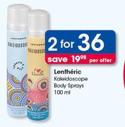 Lentheric Kaleidoscope Body Sprays-2X100ml