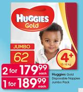 Huggies Gold Disposable Nappies Jumbo Pack