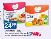 Clicks Made 4 Baby Apple & Butternut Rusks-140g Each