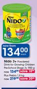 Nido 3+ Powdered Drink For Growing Children Pre School (Stage 3+)-900g Each