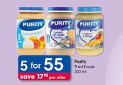 Purity 3rd Foods-5x200ml Per Offer