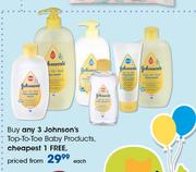 Johnson's Top-To Toe Baby Products-Each
