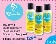 Curls Blueberry Bliss Hair Care Products-Each