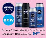 Nivea Men Hair Care Products-Each