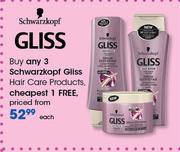 Schwarzkopf Gliss Hair Care Products-Each