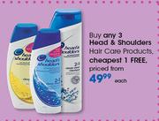  Head & Shoulders Hair Care Products-Each