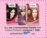 Schwarzkopf Palette Hair Colour Products-Each