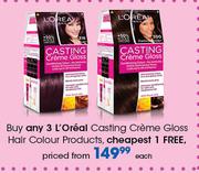 L'Oreal Casting Creme Gloss Hair Colour Products-Each