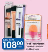 Real Techniques Cosmetic Brushes & Sponges-Each