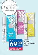 Sorbet Assorted Wands-15ml Each