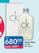 Calvin Klein CK One EDT-100ml Each