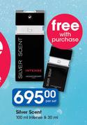 Silver Scent-100ml Intense & 30ml