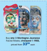 Montagne Jeunesse Facial Masks-Each
