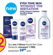  Nivea Facial Skin Care Products-Each