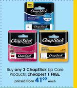 ChapStick Lip Care Products-Each