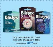  Blistex Lip Care Products-Each
