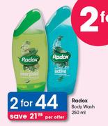 Radox Body Wash-2 x 250ml
