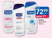 Sanex Body Wash-750ml Each