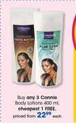 Connie Body Lotions-400ml Each