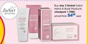 Sorbet Salon Hand & Body Products-Each