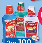 Colgate Total Pro Mouthwashes-For 2