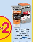 L'Oreal Men Expert Face Care Products-Each
