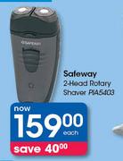Safeway 2-Head Rotary Shaver PIA5403-Each