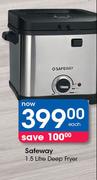 Safeway 1.5Litre Deep Fryer-Each
