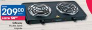 Safeway Double Sprial Hotplate-Each