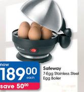 Safeway 7-Egg Stainless Steel Egg Boiler-Each