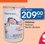 Safeway Tie-Down Electric Blankets-Each