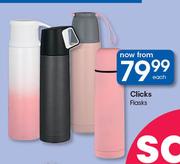 clicks vacuum flask