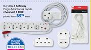 Safeway Plugs, Adaptors & Leads-Each