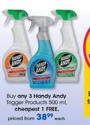 Handy Andy Trigger Products-500ml Each