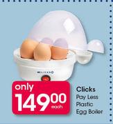 Clicks Pay Less Plastic Egg Boiler-Each