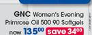 GNC Women's Evening Primrose Oil 500 90 Softgels-Per Pack