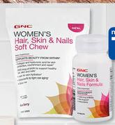 GNC Women's Hair Skin & Nails Formula 60 Tablets-Per Pack