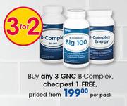 GNC B-Complex-Per Pack