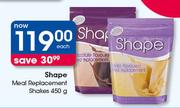 Shape Meal Replacement Shakes-450g Each