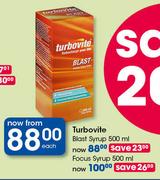 Turbovite Focus Syrup-500ml Each